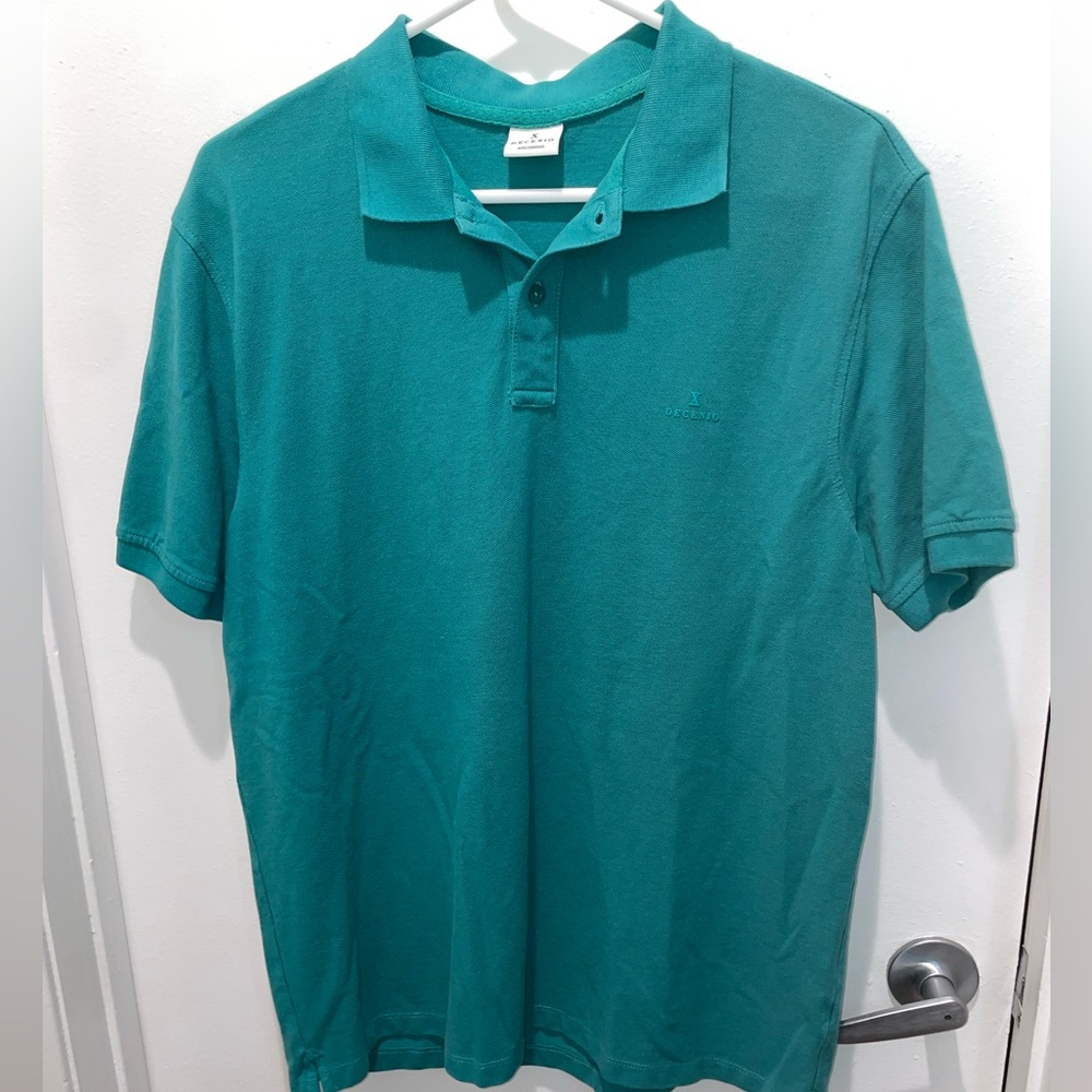 DECENIO Men's Teal Polo Shirt